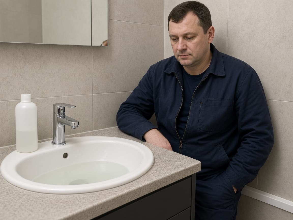 Устранение засора химическим способом — обработка слива в ванной